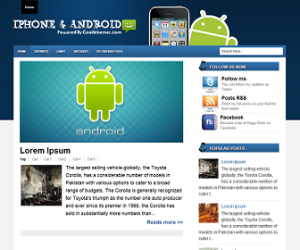 Iphone-and-Android-Blogger-Template