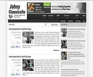 Johny-Classicsite-blogger-templates