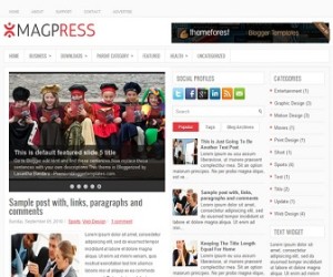 MagPress-Blogger-Template