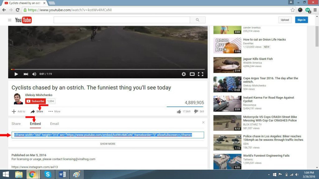 Simple youtube embed 4