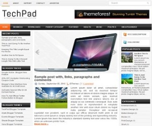 TechPad-Blogger-Template
