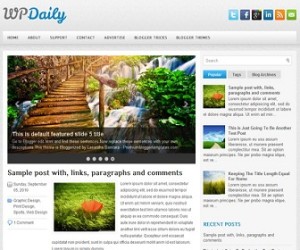 WPDaily-Blogger-Template