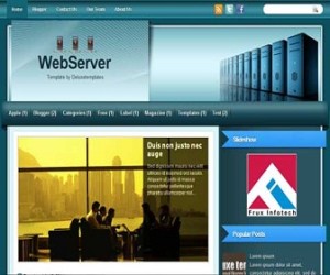 WebServer-Blogger-Template