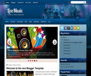 livemusic-blogger-template