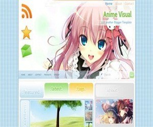 Anime-Visual-blogger-templates