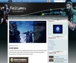 Blackgames-Blogger-Template