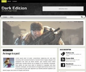 Dark-Edition-Blogger-Template
