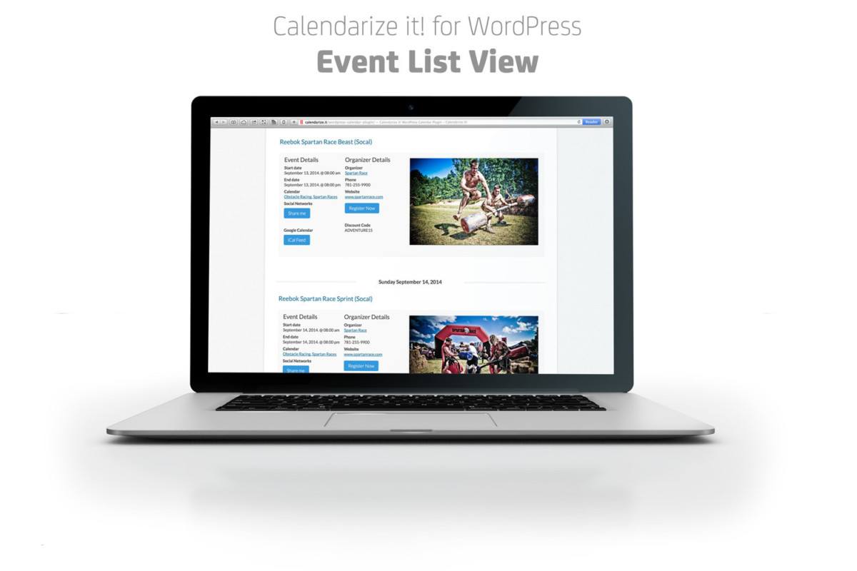 Calendarize it! WordPress booking plugin