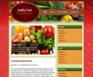 Healthy-Food-blogger-templates