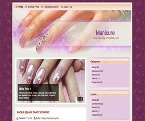 Manicure-blogger-templates