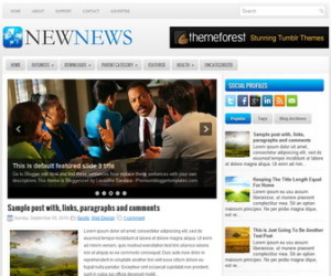NewNews-Blogger-Template