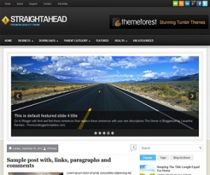 StraightAhead-Blogger-Template