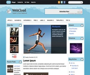 WebCloud-Blogger-Template
