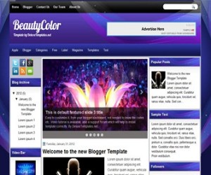 beautycolor-blogger-template