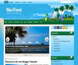 bluetravel-blogger-template