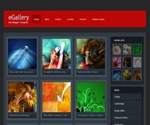 eGallery-blogger-template