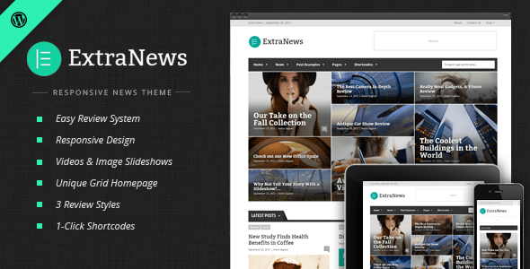 Extranews wordpress theme