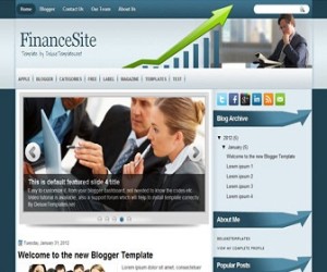 financesite-blogger-template