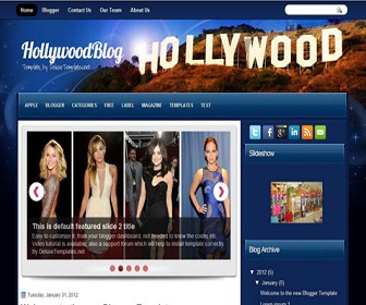 HollywoodBlog Blogger Template