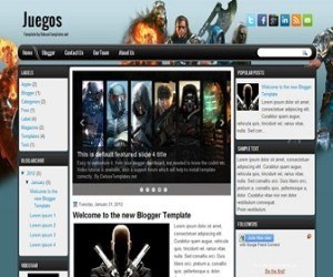 juegos-blogger-template