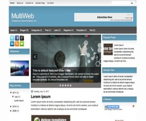 multiweb-blogger-template