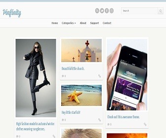 Pinfinity Blogger Template